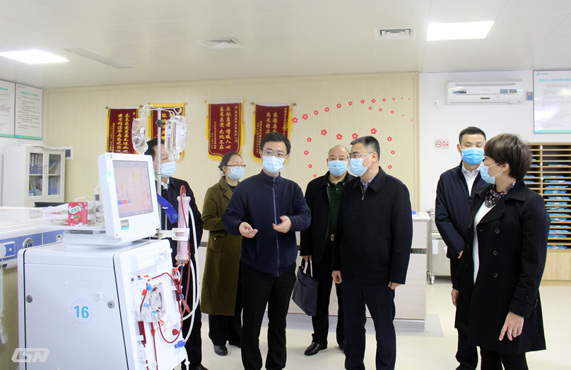 娄底市政协主席姚兵带队走访考察佰骏医疗集团旗下娄底泰莱医院